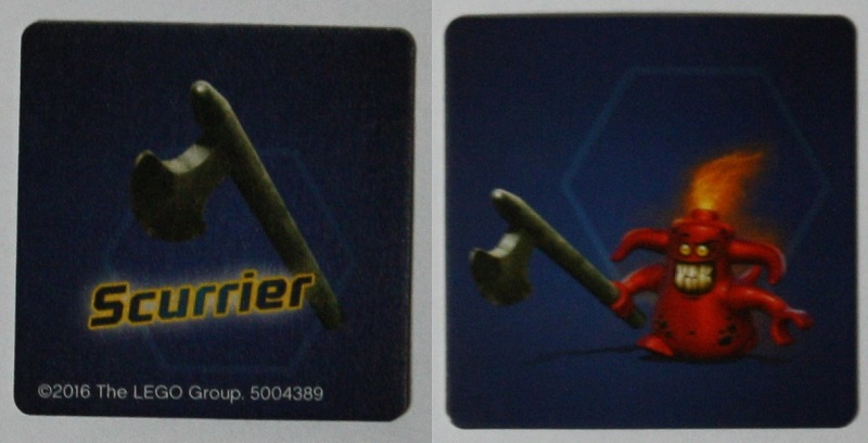 Paper Card Insert Nexo Knights Scurrier