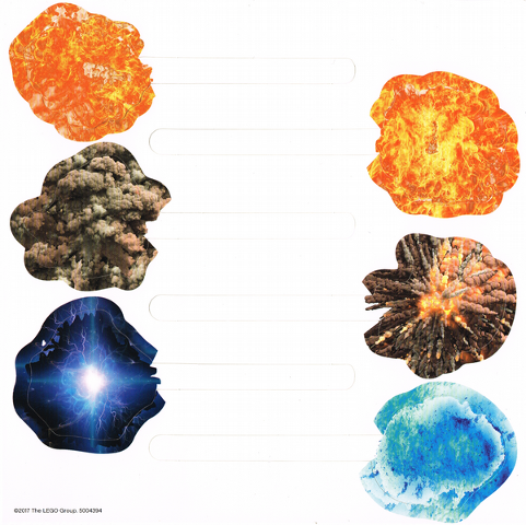 Paper Cardboard Punch-Outs for Set 5004394