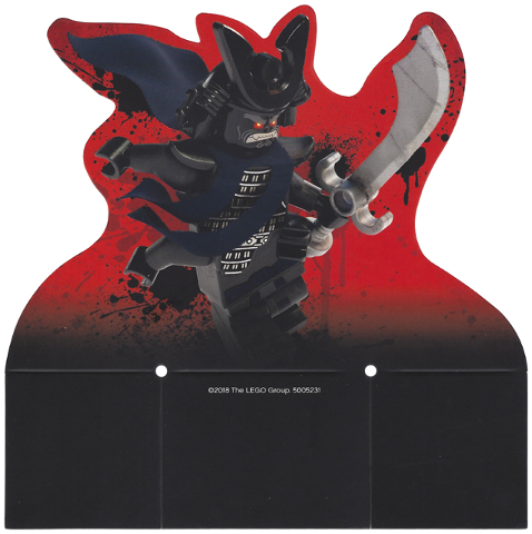 Paper Cardboard Backdrop for Set 5005231, Lord Garmadon with 4 Arms