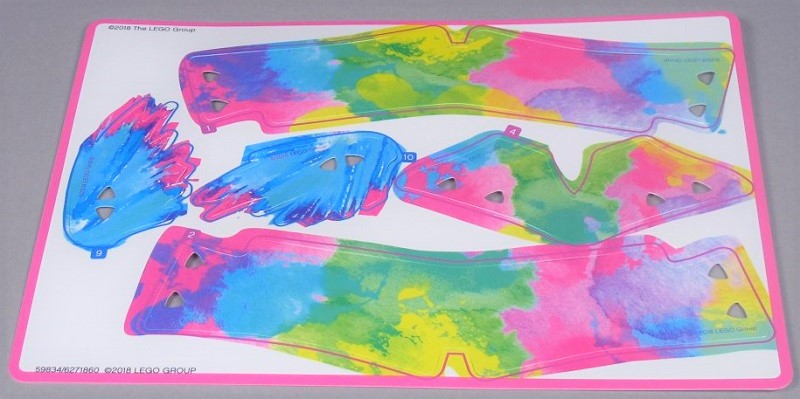 Plastic Skin Splash Koi Sheet 1 of 2 for Set 81002-1