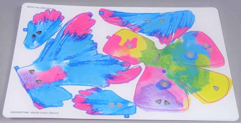 Plastic Skin Splash Koi Sheet 2 of 2 for Set 81002-1