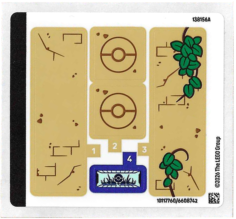 Sticker Sheet for Set 72161 - (10117760/6608742)