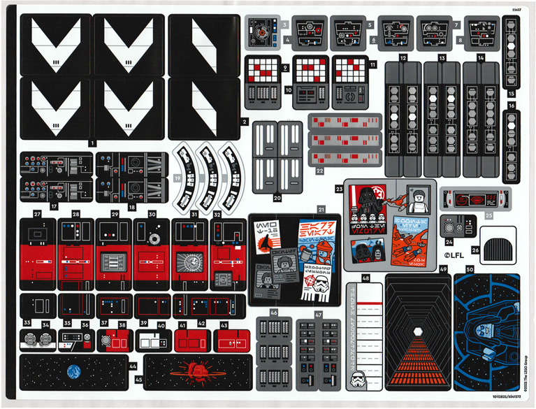 Sticker Sheet for Set 75419 - (10112825/6541272)