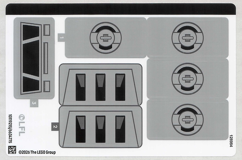 Sticker Sheet for Set 75454 - (10119215/6634775)