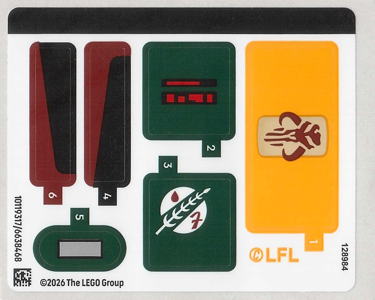 Sticker Sheet for Set 75455 - (10119317/6638468)
