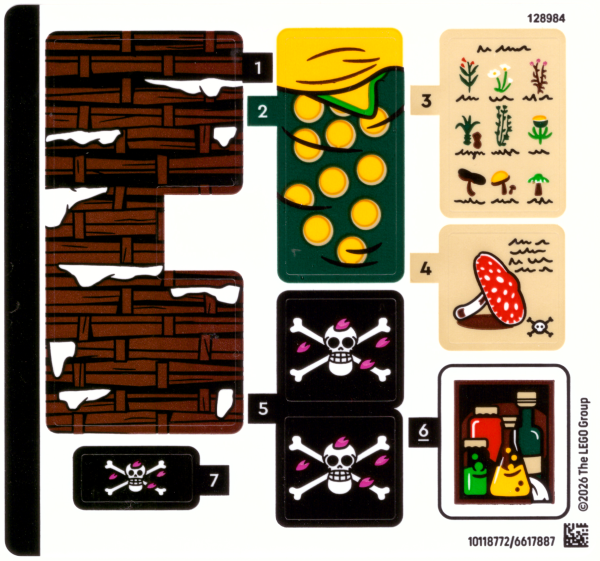 Sticker Sheet for Set 75641 - (10118772/6617887)