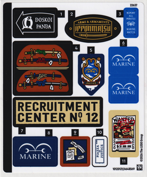 Sticker Sheet for Set 75642 - (10120121/6648569)