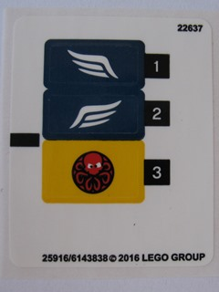 Sticker Sheet for Set 76065 - International Version - (25916/6143838)