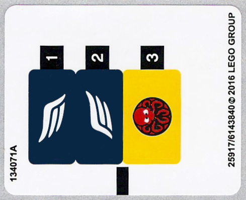 Sticker Sheet for Set 76065 - North American Version - (25917/6143840)