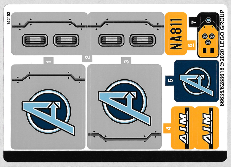 Sticker Sheet for Set 76143 - (66635/6288618)