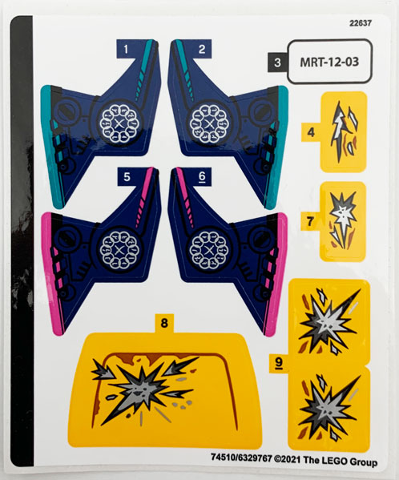 Sticker Sheet for Set 76176 - (74510/6329767)