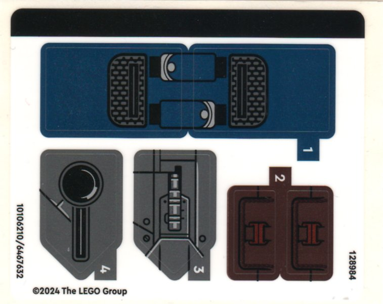 Sticker Sheet for Set 76282 - (10106210/6467632)