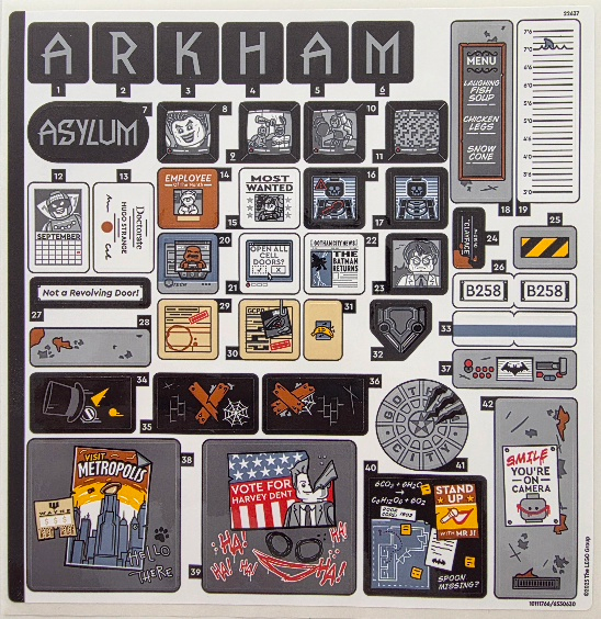 Sticker Sheet for Set 76300, Sheet 1 - (10111766/6530630)