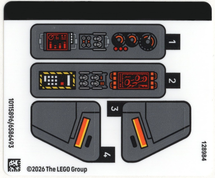 Sticker Sheet for Set 76331 - (10115896/6586493)