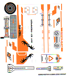 Sticker Sheet for Set 7645, Sheet 1 - (63092/4527610)