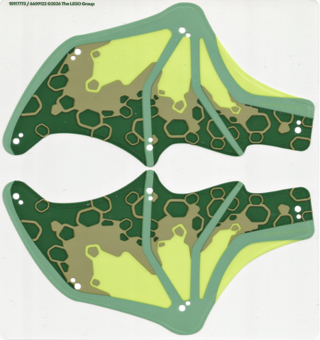 Plastic Sheet for Set 76477 - (10117773/6609122)