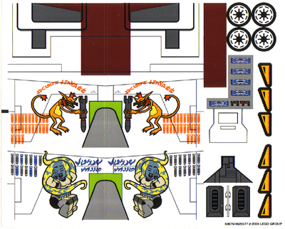 Sticker Sheet for Set 7676 - (63675/4529377)