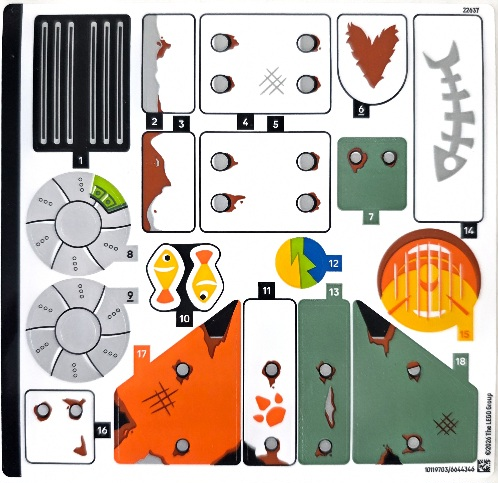 Sticker Sheet for Set 77081 - (10119703/6644346)