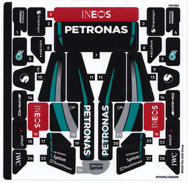 Sticker Sheet for Set 77244 - North American Version - (10112092/6535290)