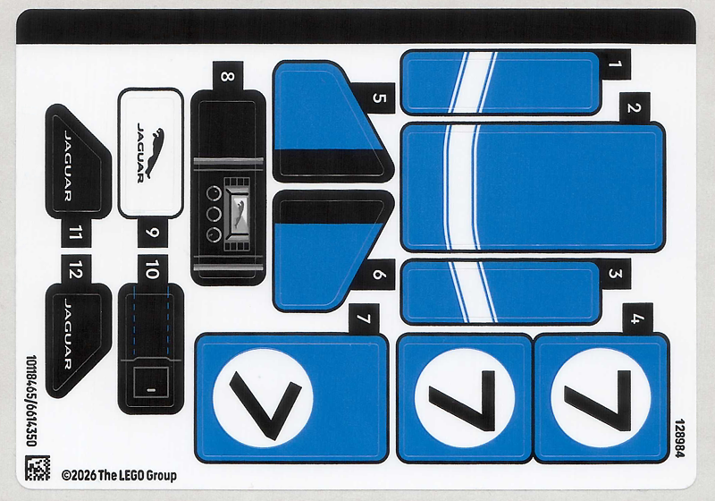 Sticker Sheet for Set 77264, Sheet 1 - (10118465/6614350)