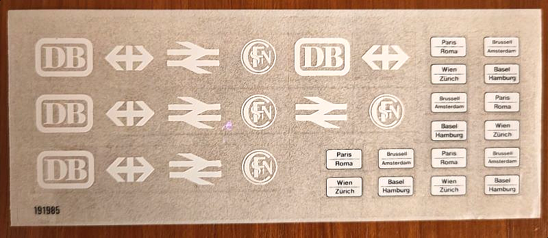 Sticker Sheet for Set 7820 - First Version - (191985)