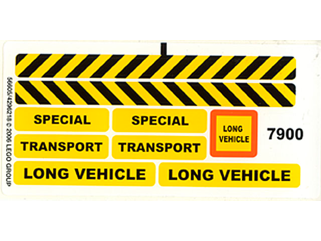 Sticker Sheet for Set 7900 - (56605/4296218)