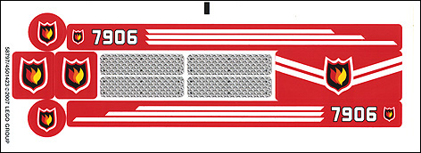 Sticker Sheet for Set 7906 - (58797/4501423)