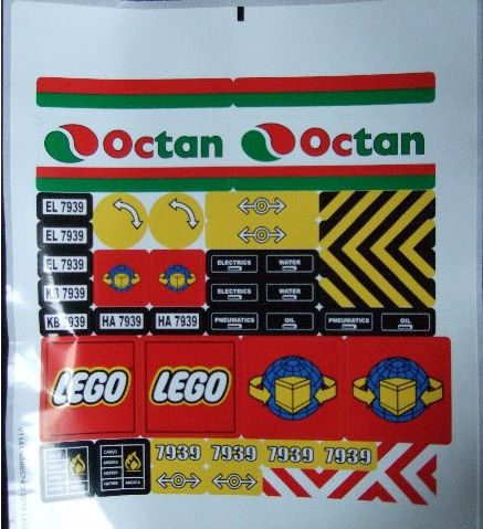 Sticker Sheet for Set 7939 - (91144/4586574)