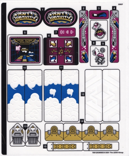 Sticker Sheet for Set 80021 - (76912/6360953)
