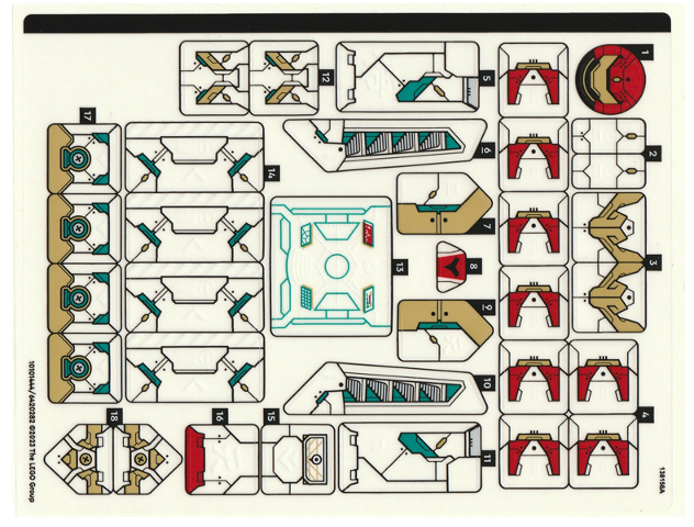 Sticker Sheet for Set 80045 - (10101444/6420282)