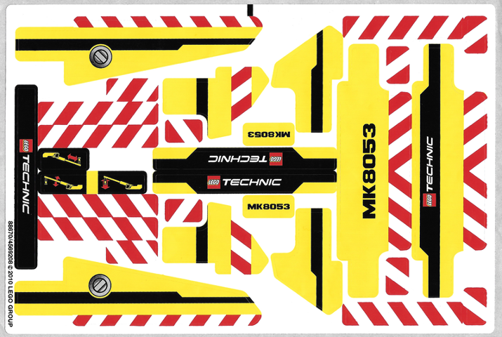 Sticker Sheet for Set 8053 - (88670/4569208)