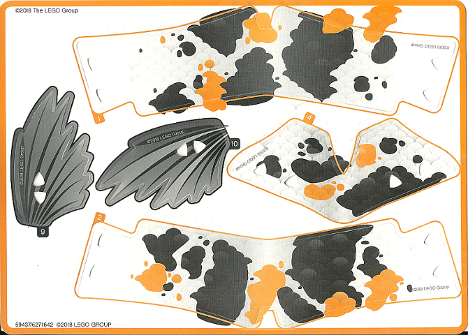 Plastic Sheet for Set 81000, Sheet 1 - (59437/6271642)