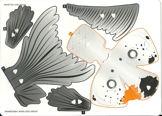 Plastic Sheet for Set 81000, Sheet 2 - (59441/6271654)