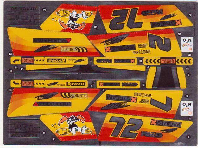 Sticker Sheet for Set 8146, Mirrored - (57861/4496163)