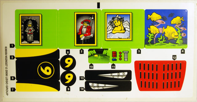 Sticker Sheet for Set 8160 - (63659/4529327)