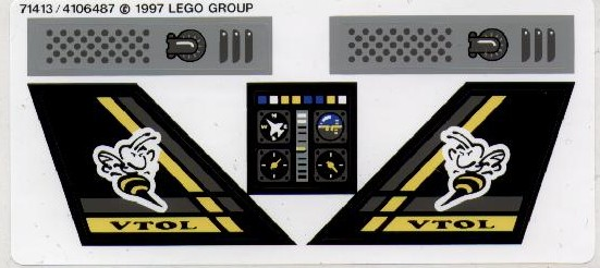 Sticker Sheet for Set 8222 - (71413/4106487)