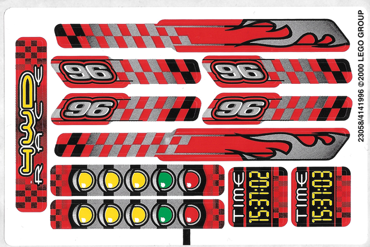 Sticker Sheet for Set 8279 - (23058/4141996)