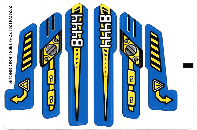 Sticker Sheet for Set 8444 - (22247/4124177)