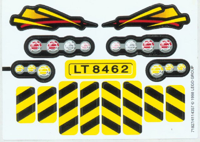 Sticker Sheet for Set 8462 - (71827/4114357)