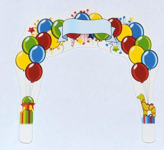 Paper Cardboard Arch for Birthday Set 850791