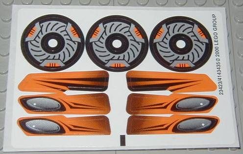 Sticker Sheet for Set 8516 - (23423/4143435)