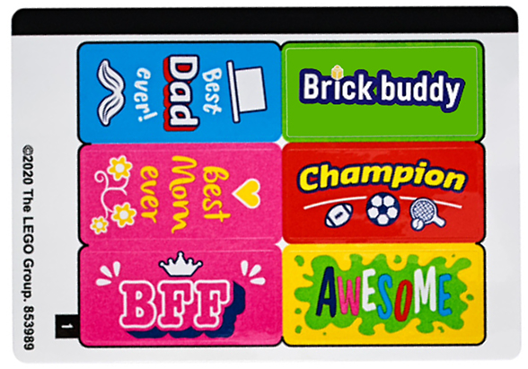 Sticker Sheet for Gear 853989