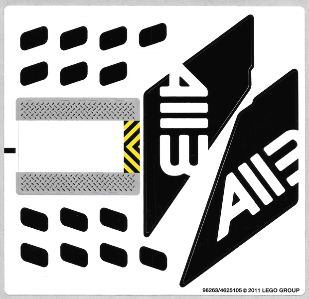 Sticker Sheet for Set 8638 - (96263/4625105)