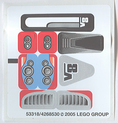 Sticker Sheet for Set 8656 - (53318/4268530)