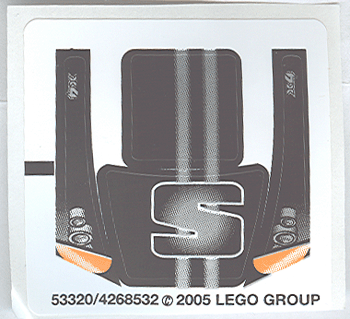 Sticker Sheet for Set 8658 - (53320/4268532)