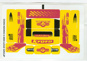 Sticker Sheet for Set 8666 - (54395/4284043)