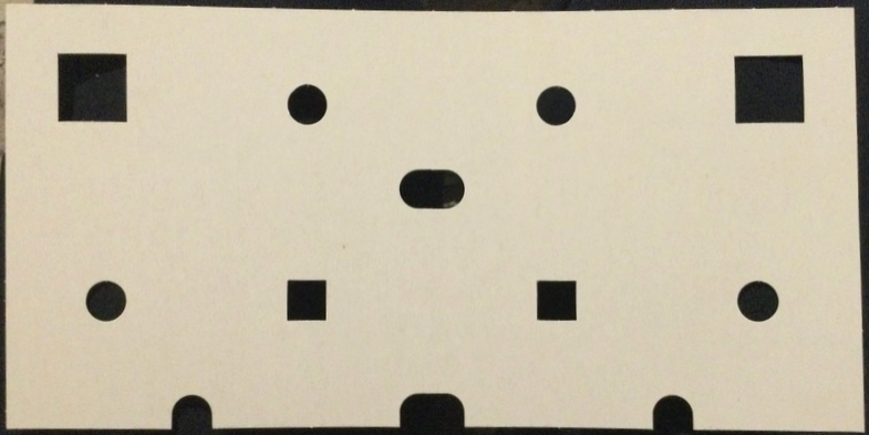 Paper Cardboard Lunar Command Template