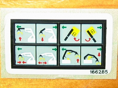Sticker Sheet for Set 8868 - (166285)