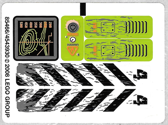 Sticker Sheet for Set 8959 - (85466/4543930)