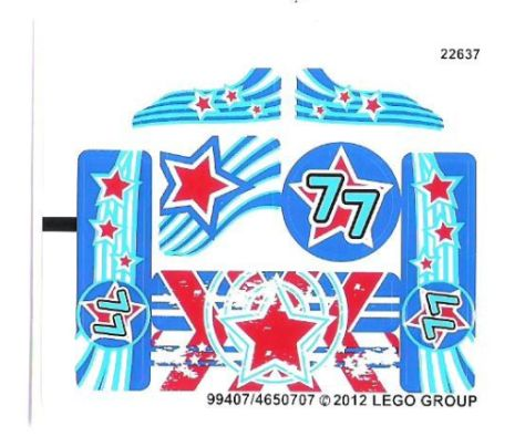 Sticker Sheet for Set 9094 - (99407/4650707)